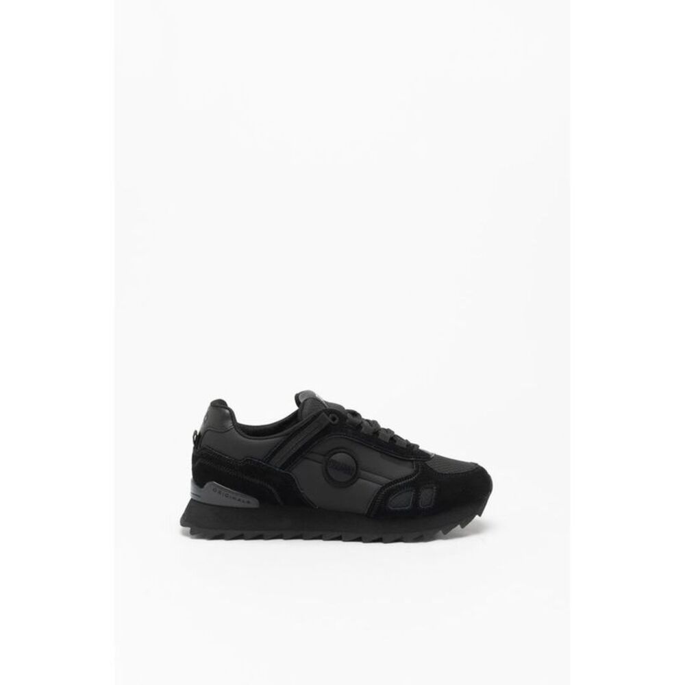 Colmar Black Leather Athletic Men's Sneakers